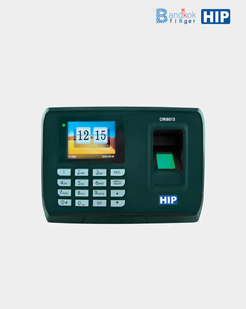 เครื่องสแกนลายนิ้วมือ HIP CMI681s จำหน่ายโดย bangkokfinger เครื่องสแกนลายนิ้วมือ Bangkok Finger